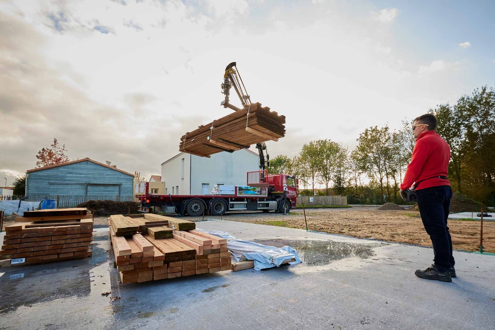 Livraison sur chantier